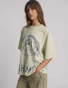 Its Better In The Bahamas Kobe Tee - Green Mist