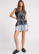 Load image into Gallery viewer, STAR DUST OVERSIZED TANK - Charcoal