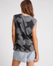 Load image into Gallery viewer, STAR DUST OVERSIZED TANK - Charcoal