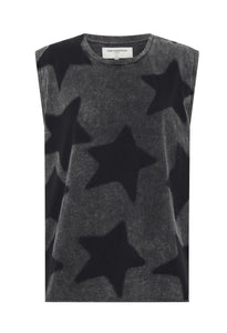 STAR DUST OVERSIZED TANK - Charcoal