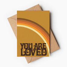 Load image into Gallery viewer, You Are Loved Honeycomb Greeting Card