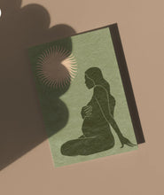 Load image into Gallery viewer, Full Bloom Pregnancy Greeting Card